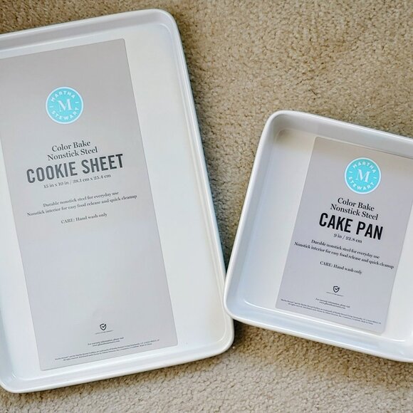 Martha Stewart Cookie Sheet and Cake Pan Baking Set - Picture 1 of 6